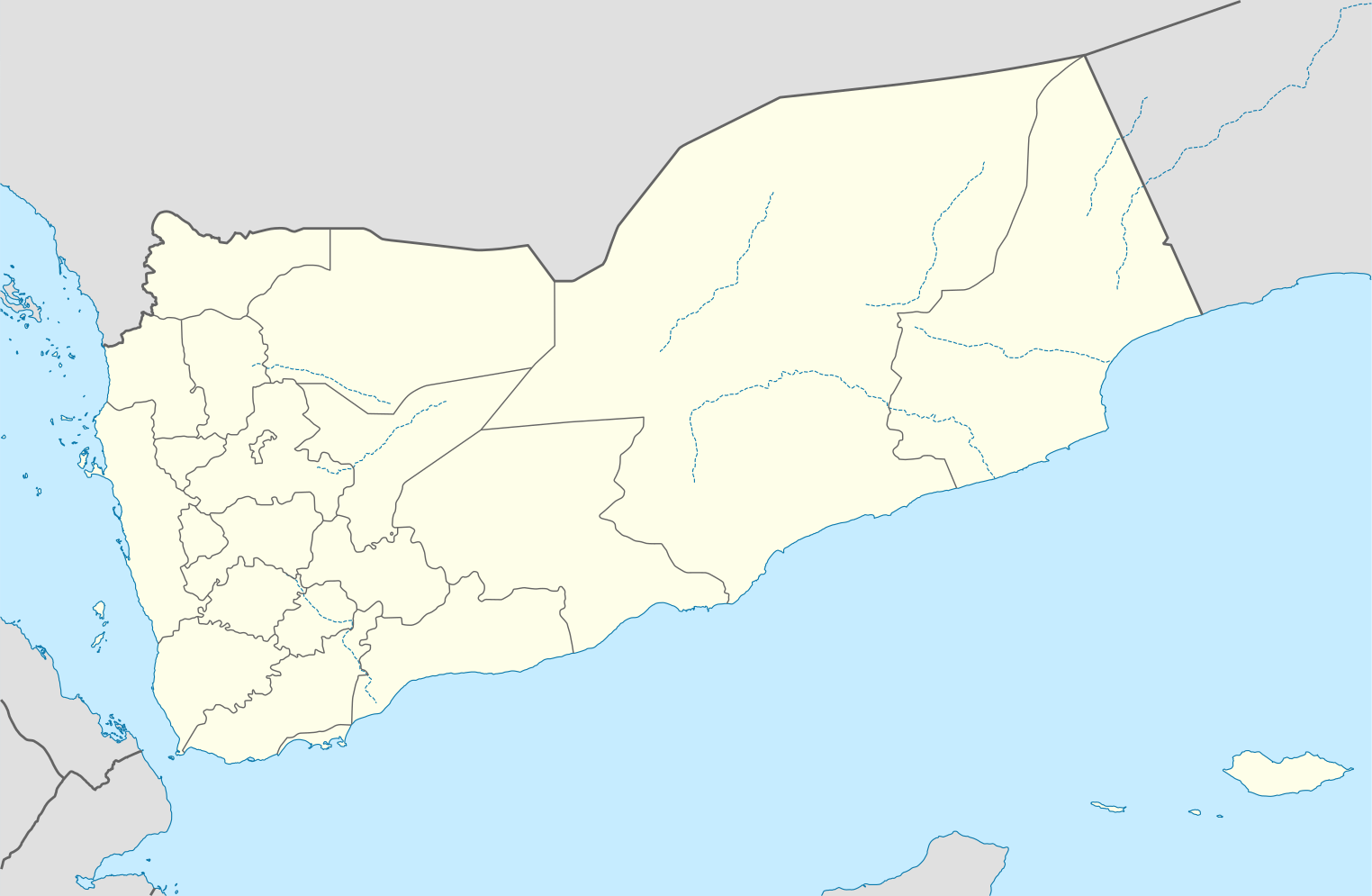 carte du Yémen