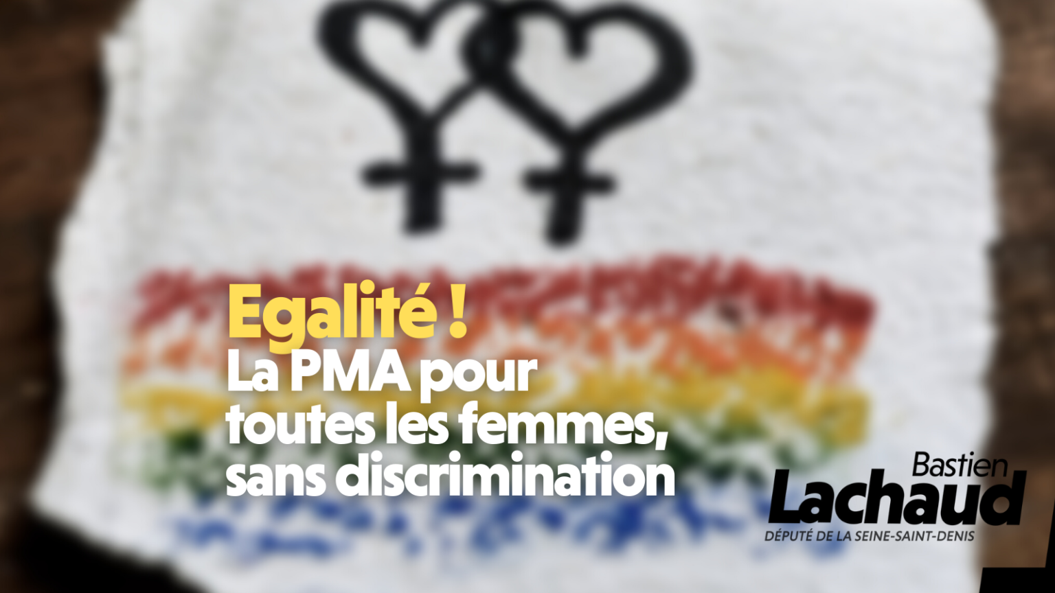 Egalité ! La PMA pour toutes les femmes sans discrimination - Bastien Lachaud